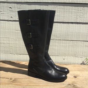 Ecco Hobart Buckle Knee Boots Size 41